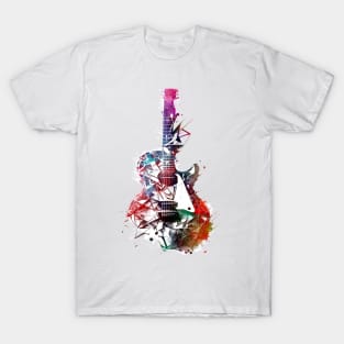 Guitar music art #guitar #music T-Shirt